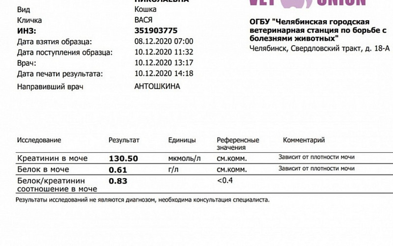 Вет юнион проект инвитро