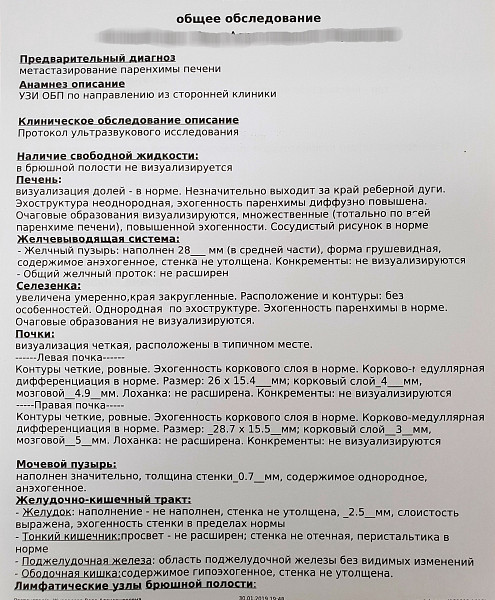 Заключение узи почек в норме образец